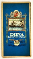 Vízisporttérképek: 12. Sz., Duna Budapest-Paks, 116 Km, Tervezte és Kiadja: M. Kir. Államit Térképészet, 24x225 Cm - Andere & Zonder Classificatie