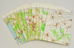 Pápa-Balatonfüred Környéke, 1:50000, 13 Db Topográfiai Térkép - Andere & Zonder Classificatie