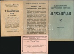 1934 Kalocsa és Kalocsavidéki Fűszerpaprikatermelők Szövetségének Alapszabályai . 16p. + Tagsági Jegy + 2 Kapcsolódó Nyo - Unclassified
