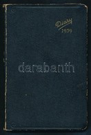 1939 Angol Zsebnaptár Magyar Nyelvű Bejegyzésekkel - Zonder Classificatie