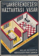 Cca 1930 Kaesz Gyula (1897-1967): Őszi Lakberendezési és Háztartási Vásár Art Deco Kisplakát, Hamburger & Birkholz, 24x1 - Andere & Zonder Classificatie
