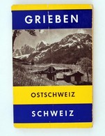 Schweiz: Ostschweiz. München, 1964, Grieben-Verlag (Grieben-Reiseführer 256.). Térképmelléklettel. Kicsit Megviselt Papí - Zonder Classificatie