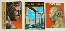 Vegyes Könyvtétel, 3 Db:
Dr. Demetrios Papastamos: Die Akropolis. Athén, é.n.,Olympic Color. Kiadói Papírkötés, Számos I - Zonder Classificatie