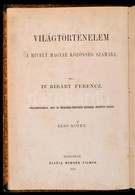 Dr. Ribáry Ferenc: Világtörténelem. I. Kötet: Az ó-kor Története. I. Kötet: A Keleti Népek Története. Bp., 1879, Mehner  - Unclassified