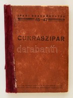 Szilassy Alfonz: Cukrászipar. Bp., 1943, Pallas. Félvászon Kötés, Javított. - Unclassified