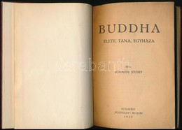 Schmidt József: Buddha élete, Tana, Egyháza. Bp., 1920, Kazinczy, 224 P. Átkötött Félvászon-kötés - Unclassified