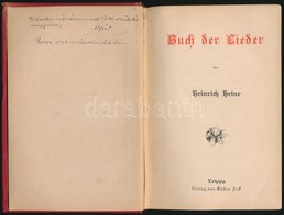 Heinrich Heine: Buch Der Lieder. Leipzig,é.n.,Gustav Fod, XII+296 P. Német Nyelven. Korabeli Illusztrált Egészvászon-köt - Zonder Classificatie