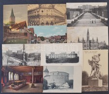 ** * 110 Db RÉGI Külföldi Városképes Lap. Vegyes Minőség / 110 Pre-1945 European Town-view Postcards. Mixed Quality - Unclassified