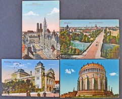 ** * 7 Db RÉGI Német Városképes Lap / 7 Pre-1945 German Town-view Postcards; - Zonder Classificatie