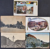 ** * 7 Db RÉGI Lengyel és Ukrán Városképe Lap / 7 Pre-1945 Polish And Ukrainian Town-view Postcards - Zonder Classificatie