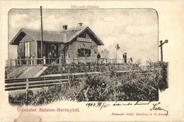 T2/T3 Balatonberény, Déli Vasútállomás. Neumark Adolf Kiadása (EK) - Zonder Classificatie