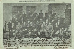 T3/T4 1900 Bihardiószeg, Diosig; Vincellér Iskola Tisztviselői és Növendékei Csoportképe / Wine School Officers And Stud - Zonder Classificatie