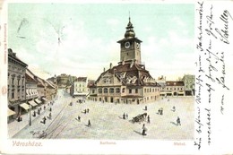 T2/T3 Brassó, Kronstadt, Brasov; Városháza, Tér / Town Hall, Square (EK) - Unclassified