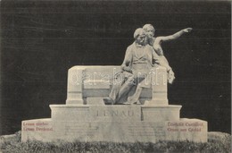 T2/T3 Csatád, Cetad, Lenauheim; Lenau Szobor. Photogr. V. Mr. Julius Bierbaum / Lenau Denkmal / Statue (EK) - Unclassified