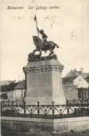 T2/T3 Kolozsvár, Cluj; Szent György Szobor / Statue + 1940 Kolozsvár Visszatért So. Stpl. (EK) - Unclassified