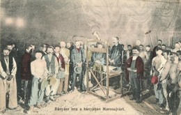 T2/T3 Marosújvár, Ocna Mures; Bányász Ima A Bányában / Miners' Pray In The Mine  (fa) - Zonder Classificatie