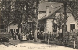 T2 Menyháza, Moneasa; Vasútállomás, Kisvasút / Railway Station, Locomotive - Zonder Classificatie