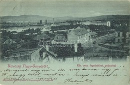 T2/T3 1899 Nagyenyed, Aiud; Kir. Orsz. Fegyintézet Gyáraival, Börtön / Prison, Jail And It's Factory (EK) - Unclassified