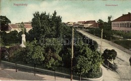 T2/T3 Nagykároly, Carei; Kossuth-kert, Kossuth Szobor. Csókás László Kiadása / Park, Statue (EK) - Zonder Classificatie