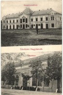 * T2/T3 Nagylak, Nedlac; Hungária Szálloda, Városháza, Szövetkezeti üzlet. Weisz Márk Kiadása / Hotel, Town Hall, Cooper - Zonder Classificatie