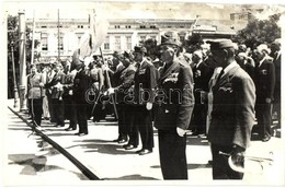 * T3 1940 Nagyvárad, Oradea; Bevonulás, Honvédtisztek Zászlóval / Entry Of The Hungarian Troops, Soldiers With Flag. Bor - Zonder Classificatie