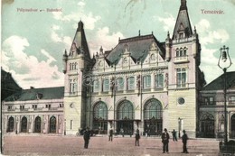 ** T4 Temesvár, Timisoara; Vasútállomás / Bahnhof / Railway Station (vágott / Cut) - Unclassified