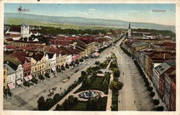 * T2/T3 Eperjes, Presov; Látkép, üzletek, Lichtig No. 1550. / General View, Shops (EK) - Zonder Classificatie