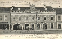 T2/T3 Igló, Iglau, Spisská Nová Ves; Takarékpénztár, Jakabin Alajos üzlete. D.T.C., L. 26481. / Savings Bank, Shops - Ohne Zuordnung