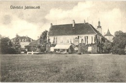 ** T2 Jablánc, Jablonica; Gróf Apponyi Kastély / Schloss / Castle - Ohne Zuordnung