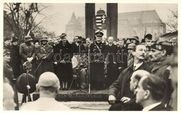 ** T1 1938 Kassa, Kosice; Bevonulás, Kormányzói Pár üdvözlése; Horthy és Purgly / Entry Of The Hungarian Troops, Greetin - Zonder Classificatie