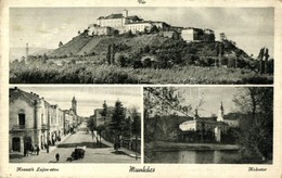 T3 Munkács, Mukacevo, Mukacheve; Vár, Kolostor, Kossuth Lajos Utca / Castle, Cloister, Street  (fa) - Unclassified