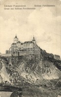 ** T2/T3 Fraknóvár, Forchtenstein; Kastély. Sam. Schön Kiadása / Schloss / Castle (EK) - Zonder Classificatie