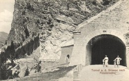** T1 Finstermünz, Fünstermünz (Tirol); Tunnel With Bicyclists On The Border Between Austria And Switzerland - Zonder Classificatie