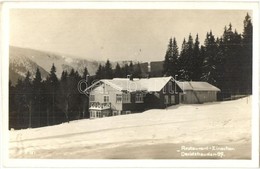 * T1/T2 Davidovy Boudy, Davidsbauden; Restaurant Zinecker / Restuarant In Winter. Photo - Zonder Classificatie