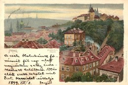 T2 1899 Praha, Prag; Hradschin / Castle. Kunstanstal J. Miesler Litho - Unclassified