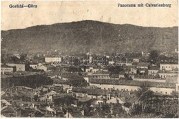 T4 Gorizia, Görz, Gorica; Panorama Mit Calvarienberg. Verlag Kartonage Fabrik Pertot (b) - Unclassified