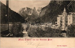 T2 Landro, Höhlenstein (Südtirol/Trentino-Alto Adige); Monte Cristallo From The Baur Terrace. Alois Beer - Zonder Classificatie