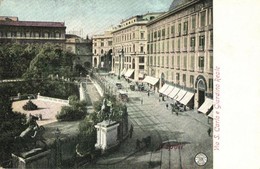 ** T2 Naples, Napoli; Via S. Carlo E Giardino Reale / Street, Park - Zonder Classificatie