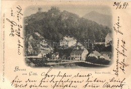 T2 1897 (Vorläufer!) Celje, Cilli; Ruine Obercilli / Castle Ruins - Unclassified