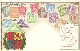 T2/T3 Cap Der Guten Hoffnung - Stamps From Cape Of Good Hope, Coat Of Arms, Map. Carte Philatélique Ottmar Zieher No. 95 - Unclassified