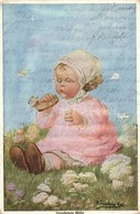 * T2/T3 'Ungebetene Gaste' Child, Art Postcard, Wohlgemuth & Lissner No. 1161 S: W. Fialkowska - Unclassified