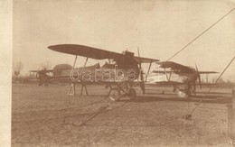 T2/T3 1918 Oderzo (Olaszország), Katonai Repülőgépek Reptere / WWI Italian Military Airplanes' Field In Oderzo. Photo (E - Unclassified