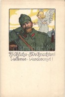 ** T2/T3 Fröhliche Weihnachten! Verlag Der Kriegsfürsorgegruppe Des K.u.k. 1. Armeekommandos / Kellemes Karácsonyt! Oszt - Zonder Classificatie