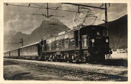 ** T2 Erste Güterzugsmaschine (Siemens-Schuckert) Auf Der Arlbergbahn / First Cargo Train From Arlberg Railway - Unclassified