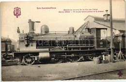 ** T1 Les Locomotives, Machine Mixte De La Cie De L'Etat, Serie 3000, 6 Roues Aecouplées Et A Bissel / French Locomotive - Unclassified