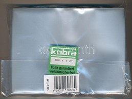 Bankjegytok Klórmentes átlátszó Műanyagból T27 100db/cs., 112 X 156 Mm Plastic Case For Banknotes T27, 100/pack, 112 X 1 - Zonder Classificatie