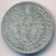 1929. 2P Ag 'Madonna' T:3 Patina Adamo P7 - Zonder Classificatie