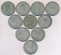 1930. 5P Ag 'Horthy Jobbra' (10x) T:2-,3 Patina, Karc
Adamo P8 - Unclassified