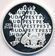 1998. 750Ft Ag 'Budapest 125 éves' T:1,1-(PP) 
Adamo EM149 - Zonder Classificatie