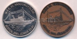 Veres Gábor (1955-) 2001. 'MÉE Siófok - 31. Vándorgyűlés' Ag és Br Emlékérem Pár (33,72g/0.925/42,5mm) T:1(PP)
Adamo SO1 - Unclassified